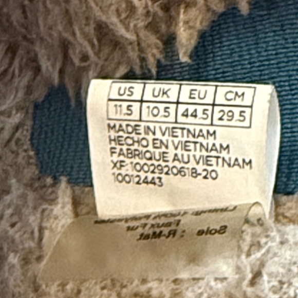 Tom’s faux fur lined slippers 11.5 men - Picture 6 of 7